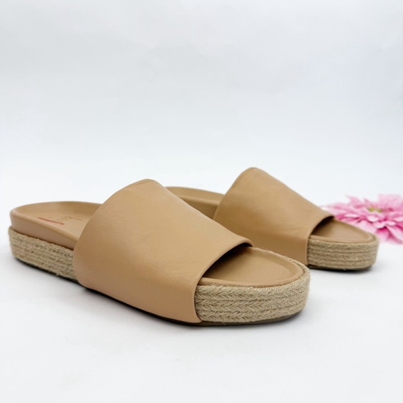 beek Shoes - Beek Pelican Jute Platform Sandal Beach Tan